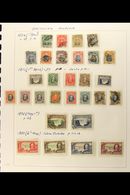 1924-1964  FINE MINT AND USED ORIGINAL COLLECTION In Hingeless Mounts On Album Leaves. With 1924-29 KGV "Admiral" 10d Mi - Südrhodesien (...-1964)