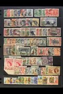 1924-64 FINE USED COLLECTION Incl. 1924 To 1s, 1931-37 To 1s6d, 1935 Jubilee Set, KGVI Complete, 1953 Set To 10s, 1964 S - Rodesia Del Sur (...-1964)