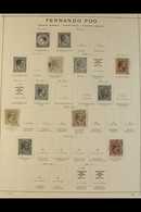 FERNANDO POO 1882-1907 FINE USED COLLECTION Displayed On Schaubek Printed Pages, Incl. 1882-89 5c And 10c, 1896-98 5c On - Altri & Non Classificati