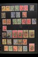 1887-1932 OLD TIME USED COLLECTION Presented On Stock Pages. An Often Duplicated Range With Some Mixed Condition That In - Thailand