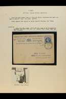 1913 - 1940 BRITISH INDIAN POSTAL AGENCIES Under The Anglo-Tibetan Treaty Of 1904 The British Were Able To Open Postal A - Tíbet
