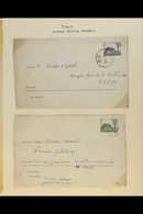 CHINESE POST OFFICE 4 Covers And 2 Postal Stationery Cards To Nepal, Franked Chinese Adhesives With Lhassa Cancels. (6 I - Tíbet