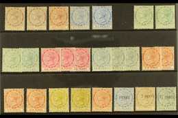 1882-92 MINT SELECTION. Includes 1882-84 Set To 2½d, 1885-96 Complete Set, 1886-92 Surcharge Range. Generally Fine Condi - Trindad & Tobago (...-1961)
