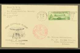 1933 50c Green Century Of Progress Stamp Tied To Century Of Progress Exposition Envelope, Despatched From Chicago To Ger - Sonstige & Ohne Zuordnung