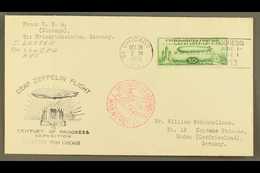 1933 50c Green Century Of Progress Stamp Tied To Century Of Progress Exposition Envelope, Despatched From Chicago To Ger - Otros & Sin Clasificación