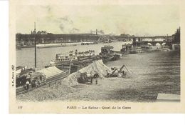 Cpa La Seine Quai De La Gare - La Seine Et Ses Bords