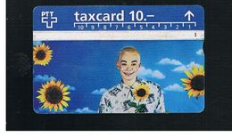 SVIZZERA (SWITZERLAND) - 1995    BOY, FLOWERS   - USED - RIF. 10051 - Fleurs