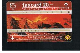 SVIZZERA (SWITZERLAND) - 1996   MOUNTAINS   - USED - RIF. 10053 - Gebirgslandschaften