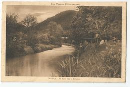 88 Vosges - Vagney Le Pont Sur Le Bouchot Pecheur Ed Perrin De Vagney 1940 - Other & Unclassified