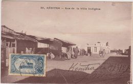 AFRIQUE,AFRICA,MAROC,MOROCCO,MARRUECOS,KENITRA EN 1927,prés RABAT,TIMBRE,indigene - Rabat