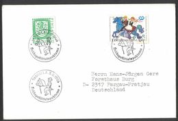 XA174   Finland  Cover To Germany, Special Postmark Tammela 1985 - Briefe U. Dokumente