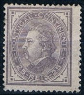 Portugal, 1880/1, Dent. 54 Dent. 12 1/2, MH - Ungebraucht