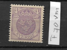 1910 MNH Sweden, Inverted Watermark Crown - Nuevos