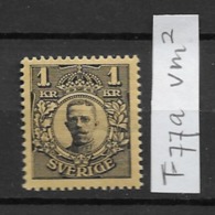 1910 MNH Sweden, Shifted Watermark Crown - Ongebruikt