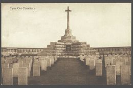 Zonnebeke - Tyne Cot Cemetery - Blanco Rug - Naar Een Cliché Van Nels - 9 X 14,5 Cm - Zonnebeke