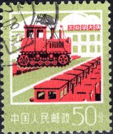 CHINA 1977 Tractor Assembly - 50f Multicoloured FU - Gebraucht