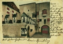 AUSTRIA - GRUSS AUS HALL IN TIROL - RATHAUS - EDIT M. JEGGLE - 1900s (2595) - Hall In Tirol