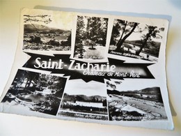 C.P.A. 83 SAINT-ZACHARIE : Chateau De MONT-VERT, Maison De Repos Pour Dames Et Jeunes Filles En 6 Vues - Saint-Zacharie