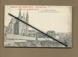 CPA Rétrécit - Sainte Adresse - La Chapelle Notre Dame Des Flots -(Pub:Chocolat De La Grande Trappe - Mortagne -(Orne) - Sainte Adresse