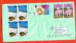 Cuba 2018.Sea Turtle, Orchids.Envelope Passed The Mail. - Cartas & Documentos