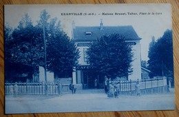 95 : Ezanville - Maison Brunet - Tabac - Place De La Gare - Animée : Petite Animation - Café / Hôtel - (n°10361) - Ezanville