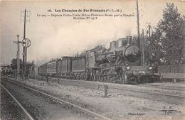 Les Chemin De Fer Français (P.L.M.) - Le 505 Express Paris-Turin-Milan-Florence-Rome Par Le Simplon, Machine N° 2578 - Trenes