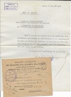 1918 - CROIX-ROUGE - SECOURS AUX BLESSES MILITAIRES - LETTRE Du CHEF DES CONVOIS MILITAIRES Avec REEXPEDITIONS - Red Cross