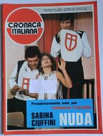 CRONACA ITALIANA ANNO 7 - N. 8 DEL 20 FEBBRAIO 1976 ( CARTEL 30) - Premières éditions