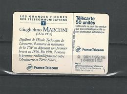 VARIÉTÉS FRANCE TÉLÉCARTE 07 / 93 GIUGLIELINO MARCONI 50 UNITE  SO3    F431a UTILISÉE - Varietà