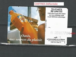 VARIÉTÉS FRANCE TÉLÉCARTE 06 / 93  OASIS 50 U SO3 F370 UTILISÉE - Variétés