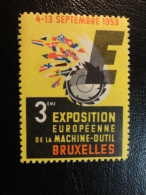 1953 French Language Europa Vignette Poster Stamp Label Belgium - Erinnofilia [E]