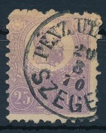 O 1871 K?nyomat 25kr Soetetibolya (90.000) (foghibak) ,,PENZ UT(ALVANY) SZEGE(D)' - Altri & Non Classificati