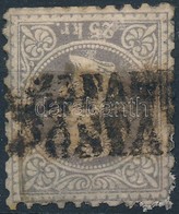 O 1867 25kr Vizjeles Belyeg (javitott Sarok/ Repaired Corner) Mozgoposta Belyegzessel - Other & Unclassified