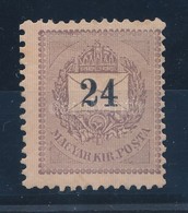 * 1889 24kr Vizjel Nelkuel, Elektrotip Minden Jellemz?jevel, Erdekes, Szakirodalomban Ismeretlen Darab - Sonstige & Ohne Zuordnung