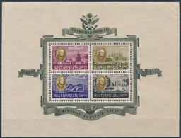 ** 1947 Roosevelt Legiposta Blokk (25.000) (toeresek A Kereten/ Margin Folds) - Sonstige & Ohne Zuordnung