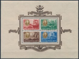 ** 1947 Roosevelt Postai Blokk (25.000) (saroktoeres/ Corner Fold) - Sonstige & Ohne Zuordnung