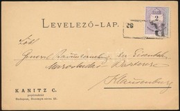 1886 Levelez?lap 2kr Bermentesitessel, Ajanlasi Belyegz?vel Ervenytelenitve Budapestr?l Kolozsvarra Kueldve, Szueksegerv - Autres & Non Classés