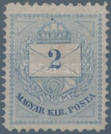 (*) 1874 2kr 11 1/2 : 13 Vegyes Fogazassal Palakek, Ritka (20.000) - Other & Unclassified