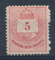 * 1874 5kr Erdekesseg, A Bal Fels? Haromszoeg Kett?s Vonalu (a Jobb Also Haromszoeg Megsem Hianyos) - Otros & Sin Clasificación