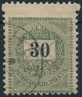 O 1889 30kr Latvanyos Elfogazassal - Other & Unclassified