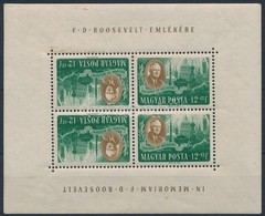 ** 1947 Roosevelt Postai 12f Kisiv Forditott Kepallassal ( Rancok A Kereten / Creases On Margin) - Sonstige & Ohne Zuordnung