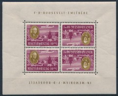 ** 1947 Roosevelt Legiposta 10f Kisiv Forditott Kepallassal ( Rancok A Kereten / Creases On Margin) - Sonstige & Ohne Zuordnung