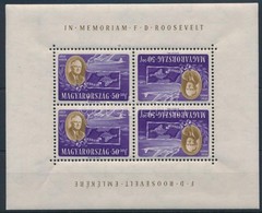 ** 1947 Roosevelt Legiposta 50f Kisiv Forditott Kepallassal ( Rancok A Kereten / Creases On Margin) - Altri & Non Classificati