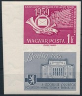 ** 1959 A Szocialista Orszagok Postauegyi Minisztereinek Ertekezlete (II.) Vagott Ivszeli Szelvenyes Belyeg (4.000) - Sonstige & Ohne Zuordnung