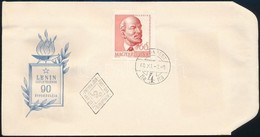 1960 Arckepek Lenin Vagott Belyeg FDC-n - Other & Unclassified