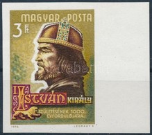 ** 1970 Szent Istvan (IV.) Vagott Ivszeli Belyeg - Other & Unclassified