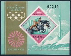 ** 1972 Olimpia (IV.) - Muenchen Vagott Blokk (4.000) - Other & Unclassified