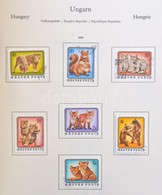 O 1965-1978 Magyar Pecsetelt Gy?jtemeny, Tartalmas Anyag El?nyomott Albumban - Andere & Zonder Classificatie