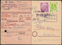 NSZK 1954 - Andere & Zonder Classificatie