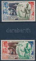 ** 1949 75 Eves Az UPU Madagaszkar Mi 418 + Francia Indokina Mi 360 - Otros & Sin Clasificación